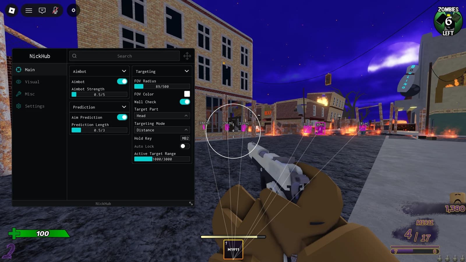 NICKHUB | AIMBOT | INF STAMINA | AUTO LOCK | ESP | AND MORE