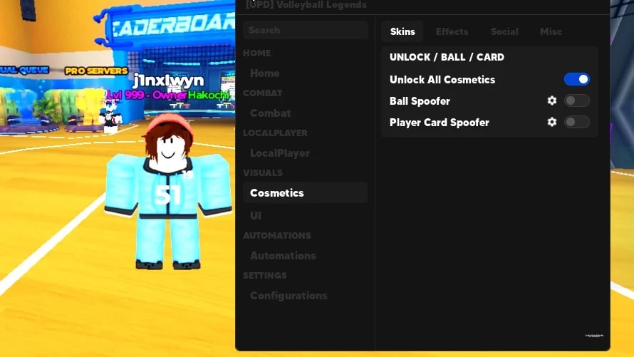 Volleyball Legends | Unlock All, Hitbox Expand, Perfect Aim