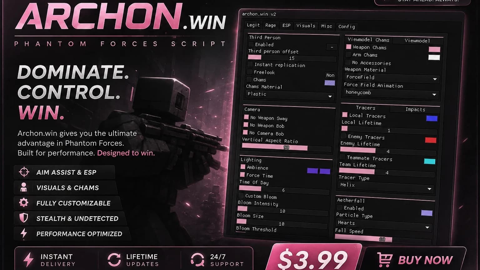 *PAID* Ragebot, Legitbot, ESP, Visuals (AIMBOT, SILENT AIM)