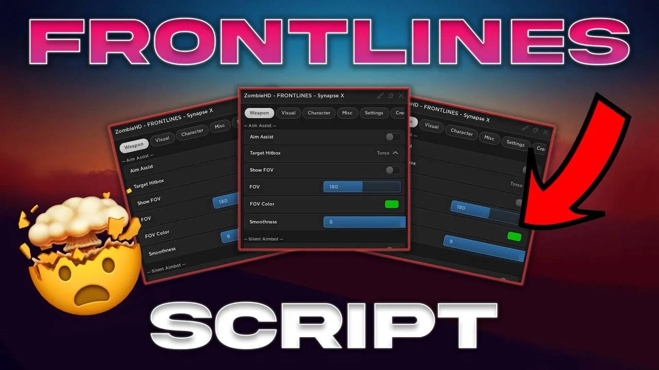 🎖️ FRONTLINE | AIMBOT + ESP + WALLHACK | NO KEY | PC/MOBILE