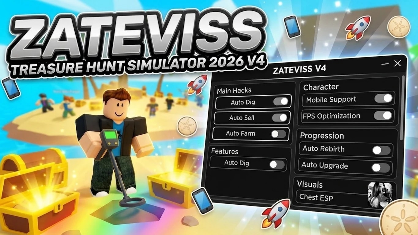OP | Treasure Hunt Simulator V4