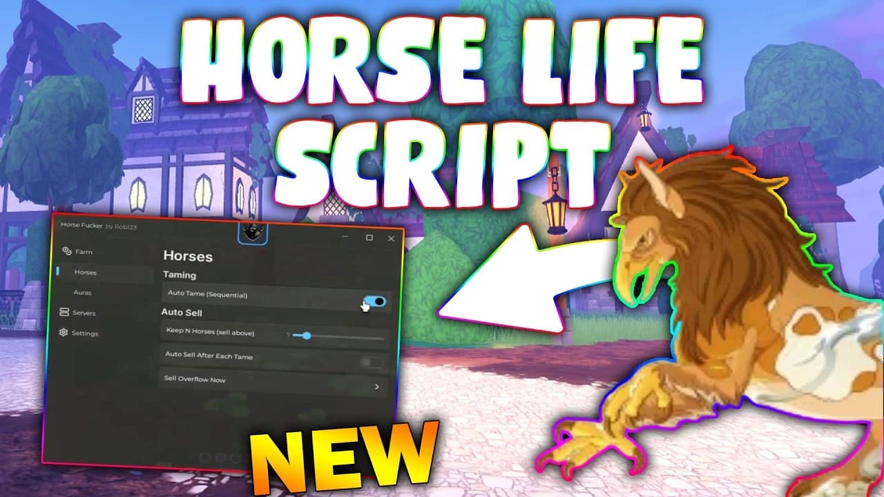 ๐ด HORSE LIFE | AUTO-FARM + ESP | NO KEY | PC