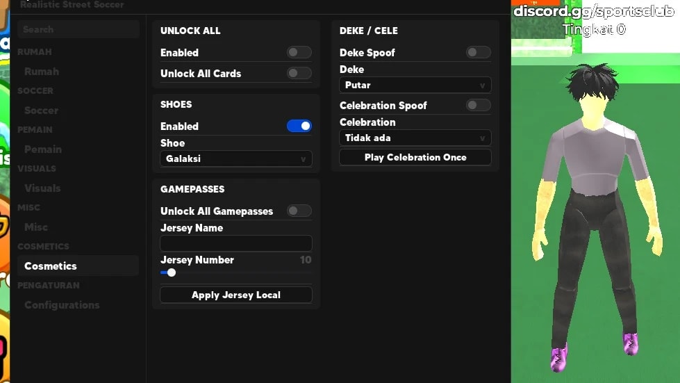 Free Realistic Street Soccer Script | Unlock All, Auto Score