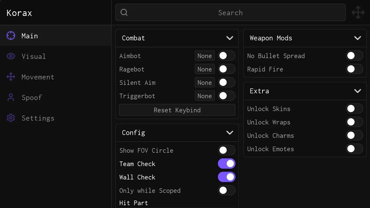 KORAX RIVALS | KEYLESS | SILENT AIM | MENU