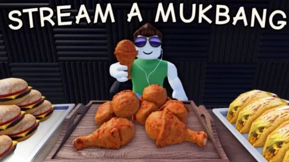 ๐ STREAM A MUKBANG | AUTO-EAT + AUTO-FARM | NO KEY | PC