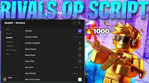 🔫 RIVALS | AIMBOT + ESP + TRIGGERBOT | NO KEY | PC/