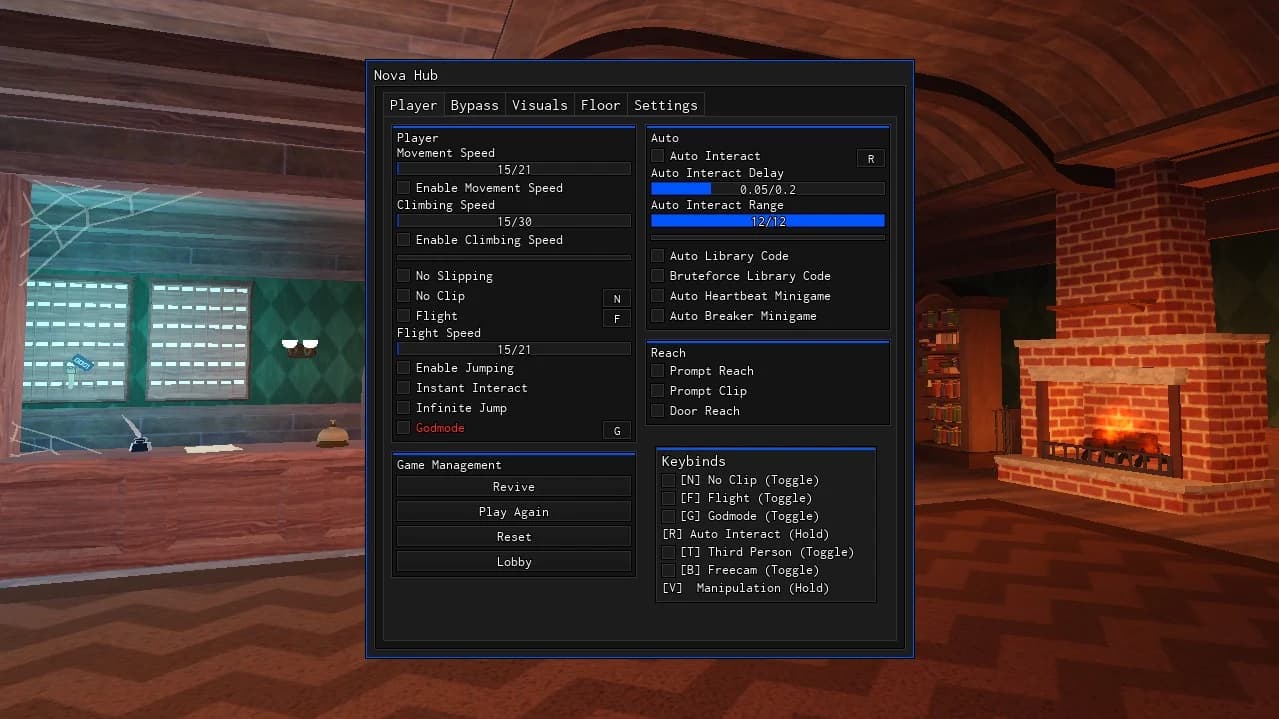 Nova Hub | Speed Bypass, Inf.Items, GodMode and more