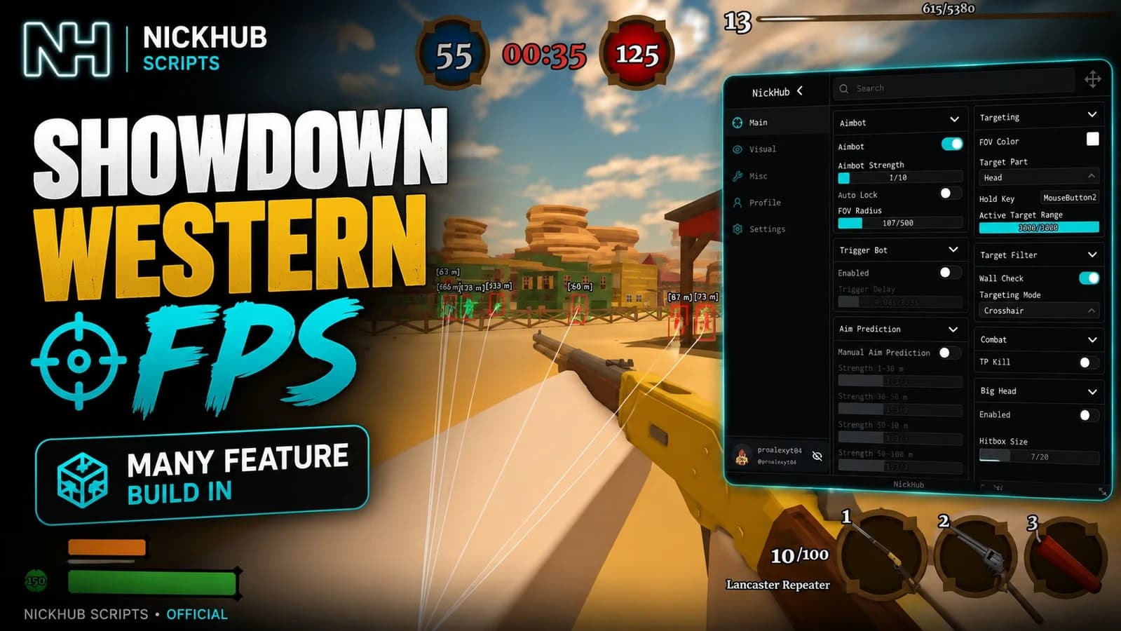 NICKHUB | BIG HEAD | TP KILL | TRIGGER BOT | ESP | AND MORE