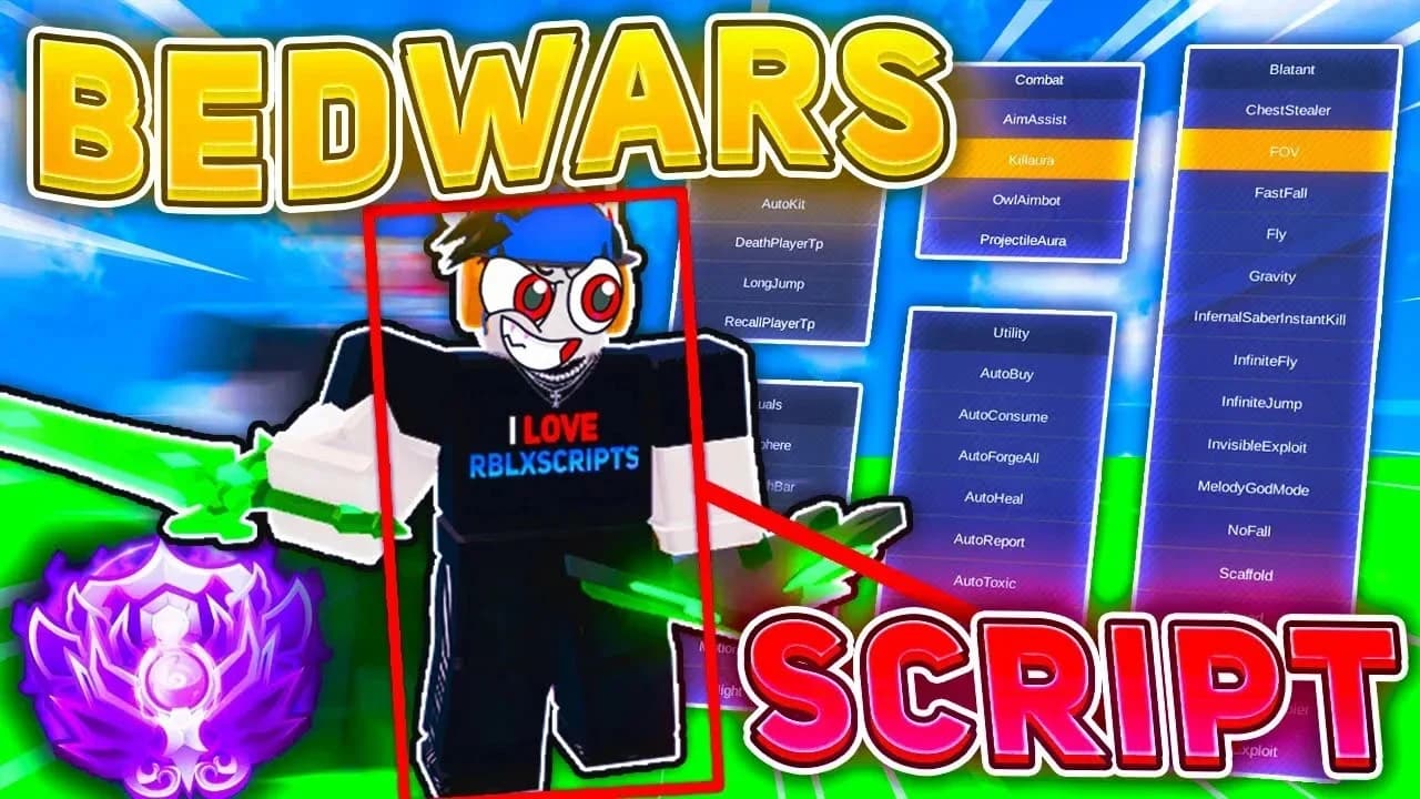 ⚔️ BEDWARS | AUTO-FARM + ANTI-FALL | NO KEY | PC
