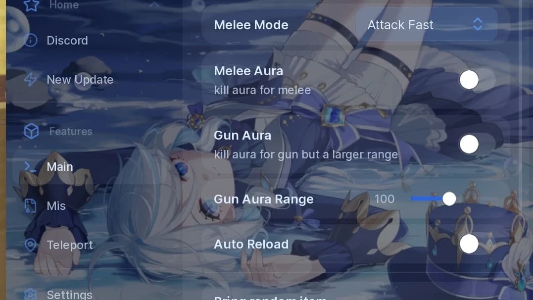 Auto bond gun aura Dupe In-game items keyless