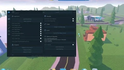 restaurant tycoon THREE script undetected auto cook foods