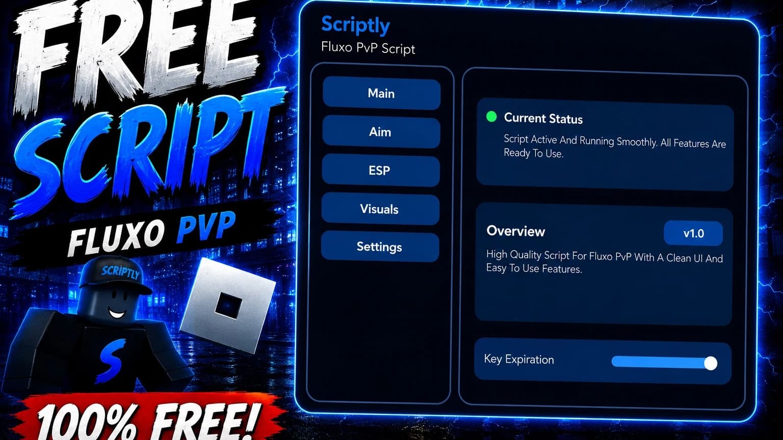 Scriptly | Fluxo PVP Script | 5+ Features
