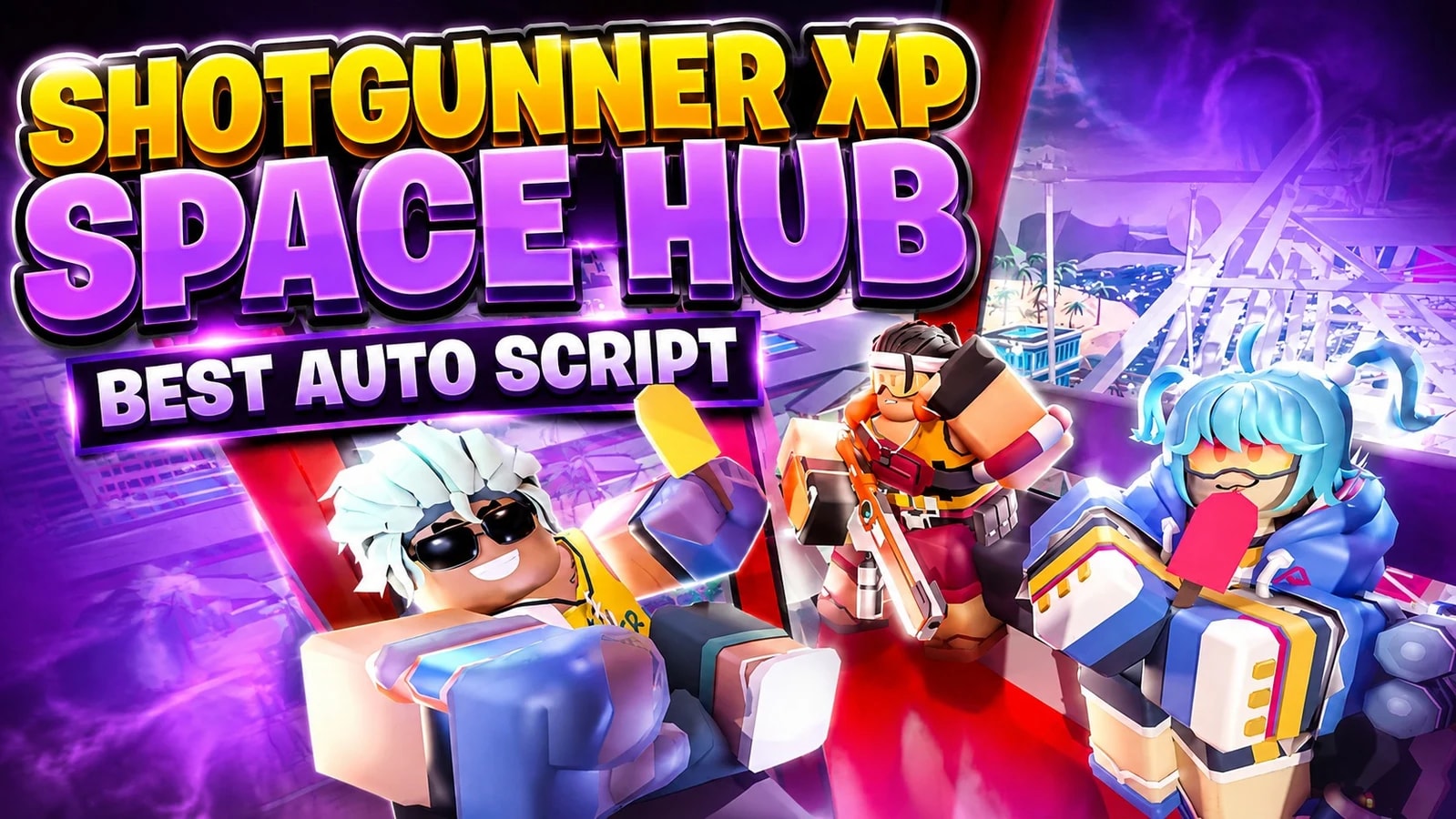 Shotgunner & Scout Auto XP Farm TDS Space Hub Best Grind