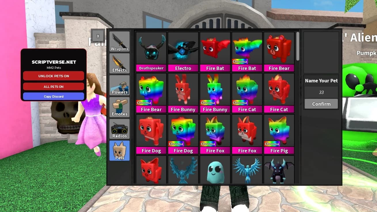 Murder Mystery 2 - Unlock All Pets & Spawner