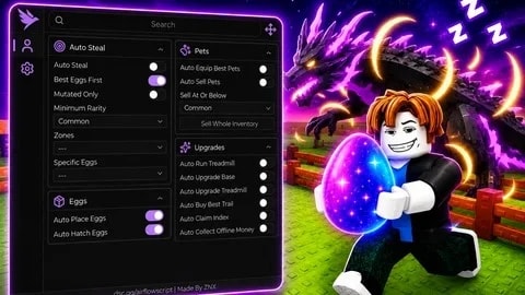 Auto Steal, Auto Pets, Auto Upgrade, Auto Claim, Configs
