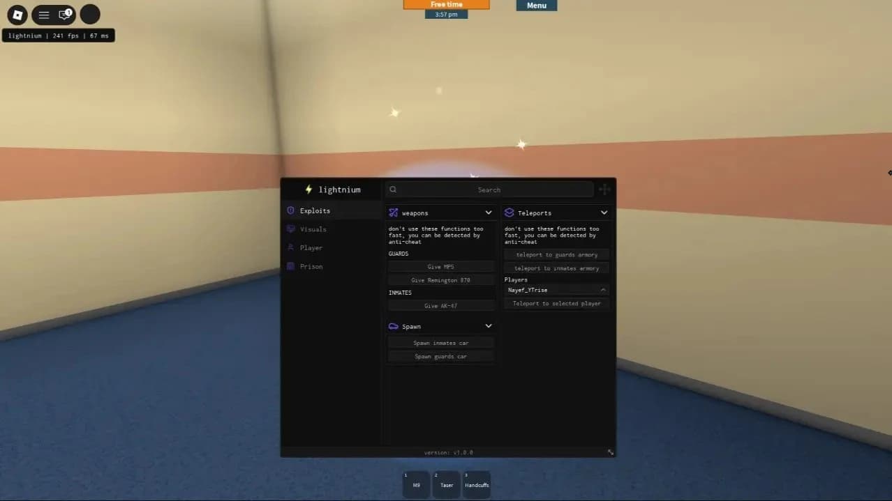 Prison Life script