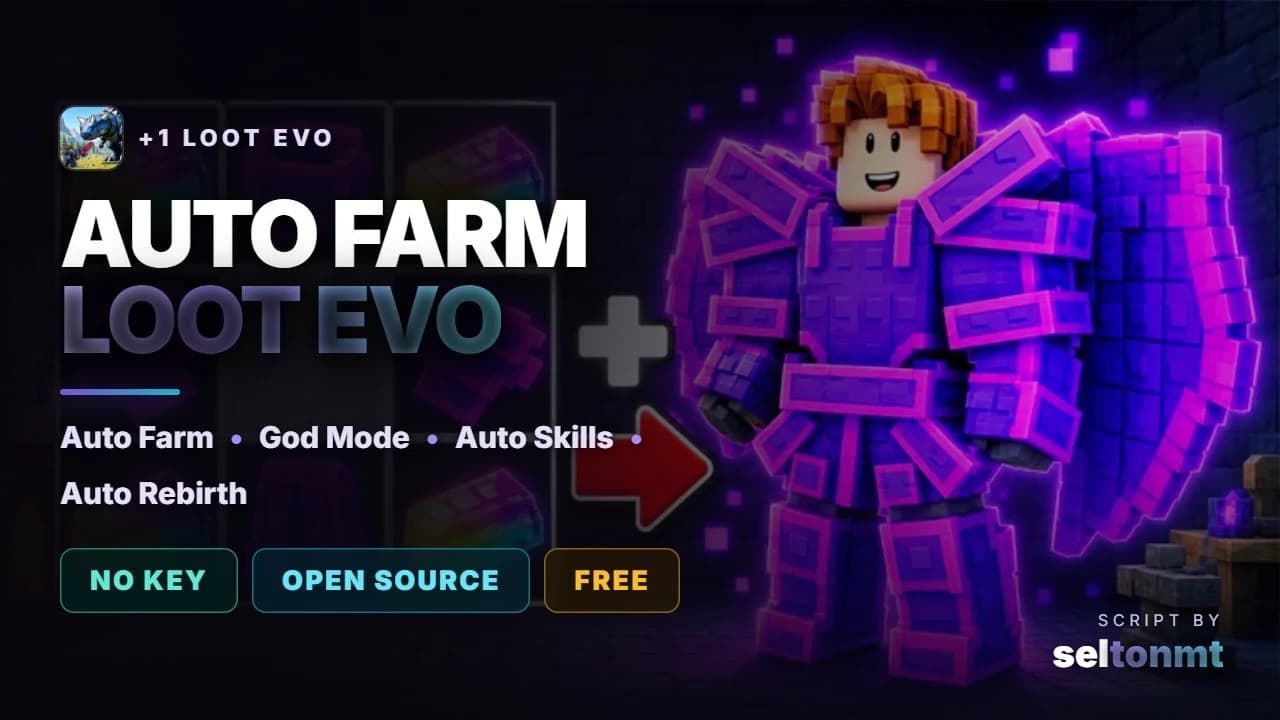 π² Auto Farm, God Mode & Auto Skills | Open Source