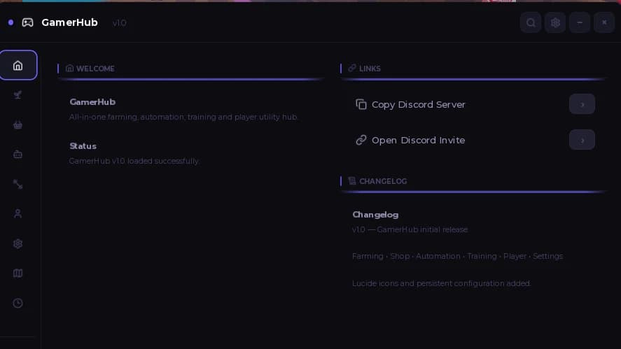GamerHub | All-in-One Farming Script | Auto Train, Rebirth