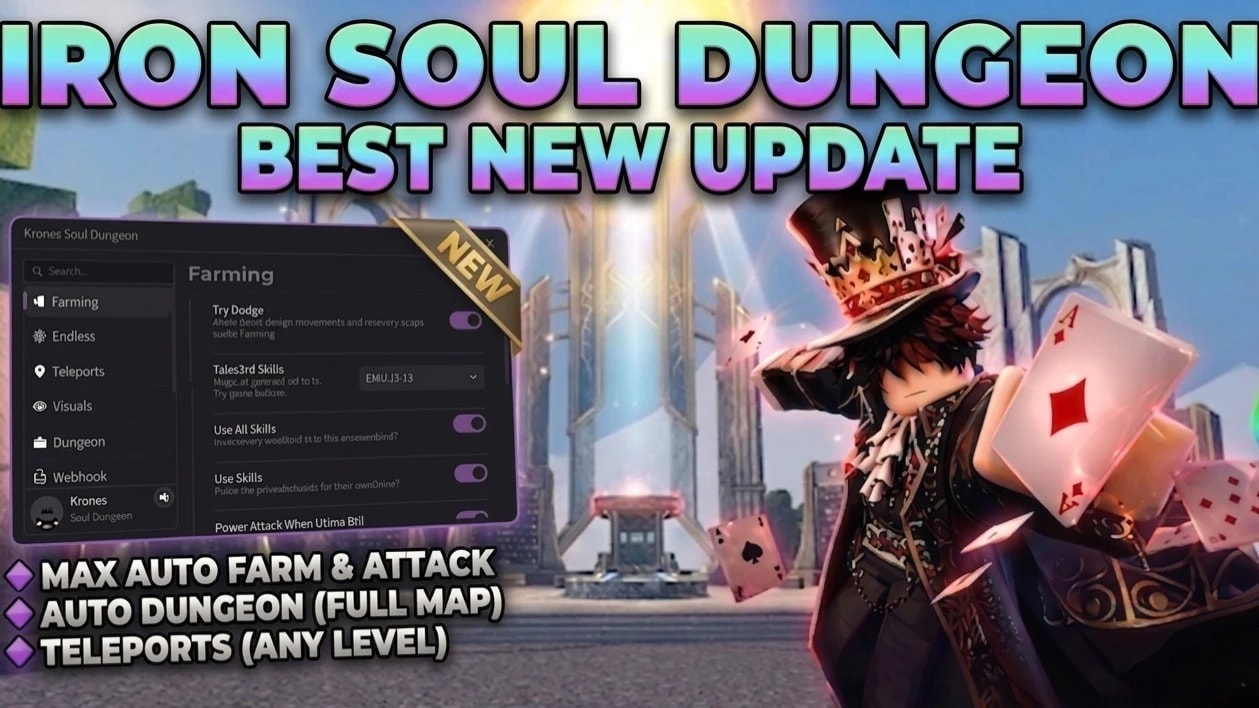 Iron Soul: Dungeon Script | Auto Farm, Auto Forge, & More