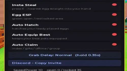 WilonityHub | Steal An Egg Script - Auto Farm, Esp