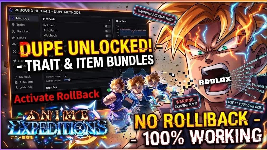 OP ROLLBACK AND DUPE (WARRIOR SAGA)