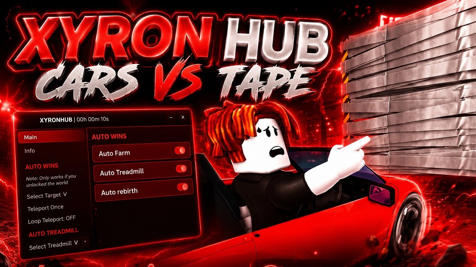 (KEYLESS) Cars Vs Tape | XyronHub