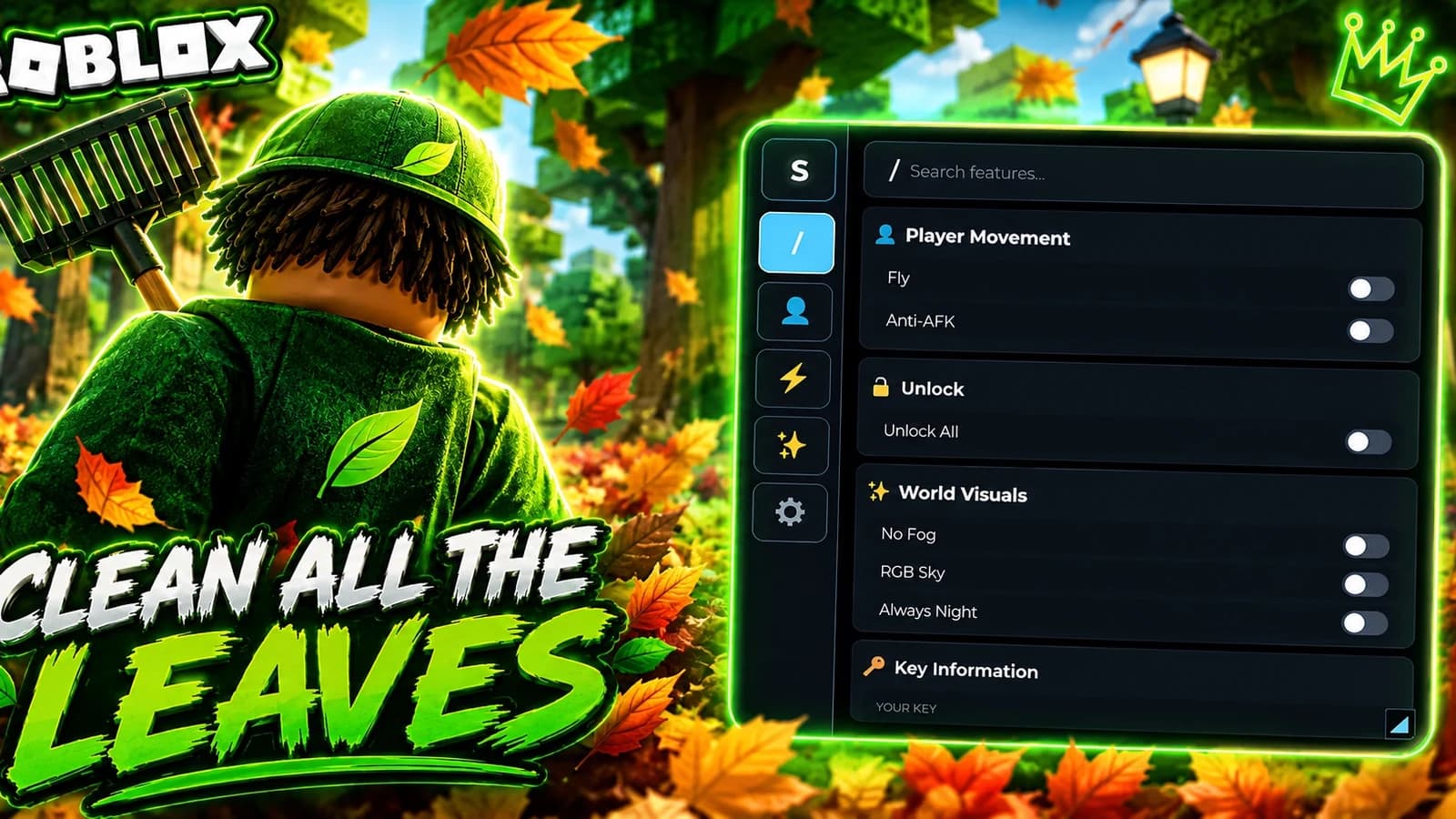 Scriptly | Clean All The Leaves | Unlock All!
