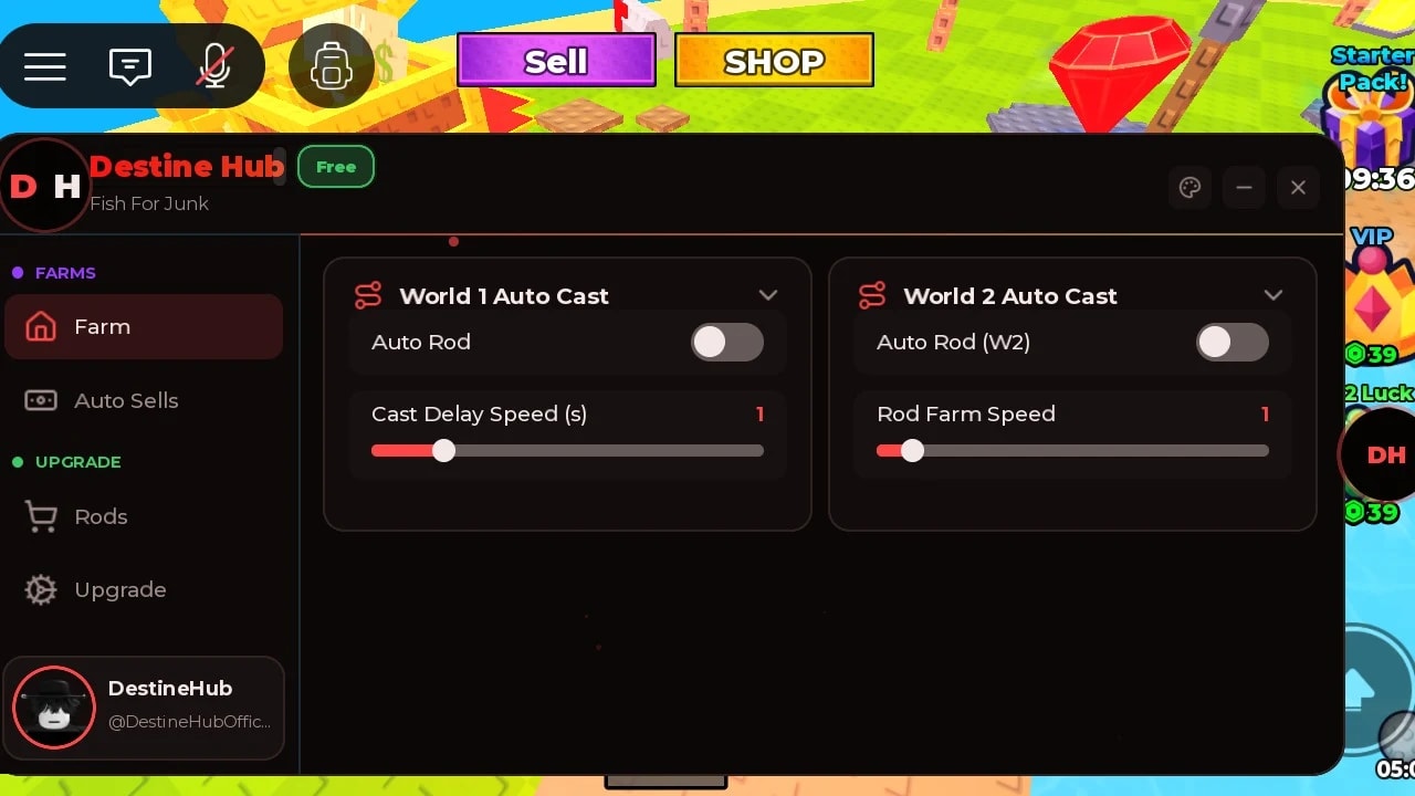 Destine Hub | Fish For Junk ๐ฃ