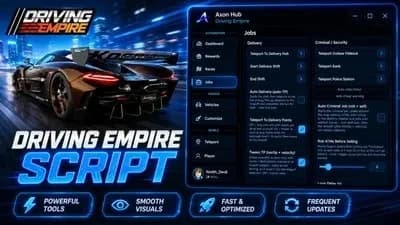 Driving Empire Script - Auto Farm & Auto Delivery + More