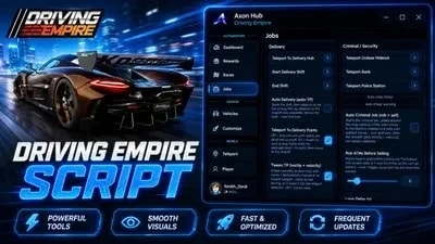 Driving Empire Script - Auto Farm & Auto Delivery + More