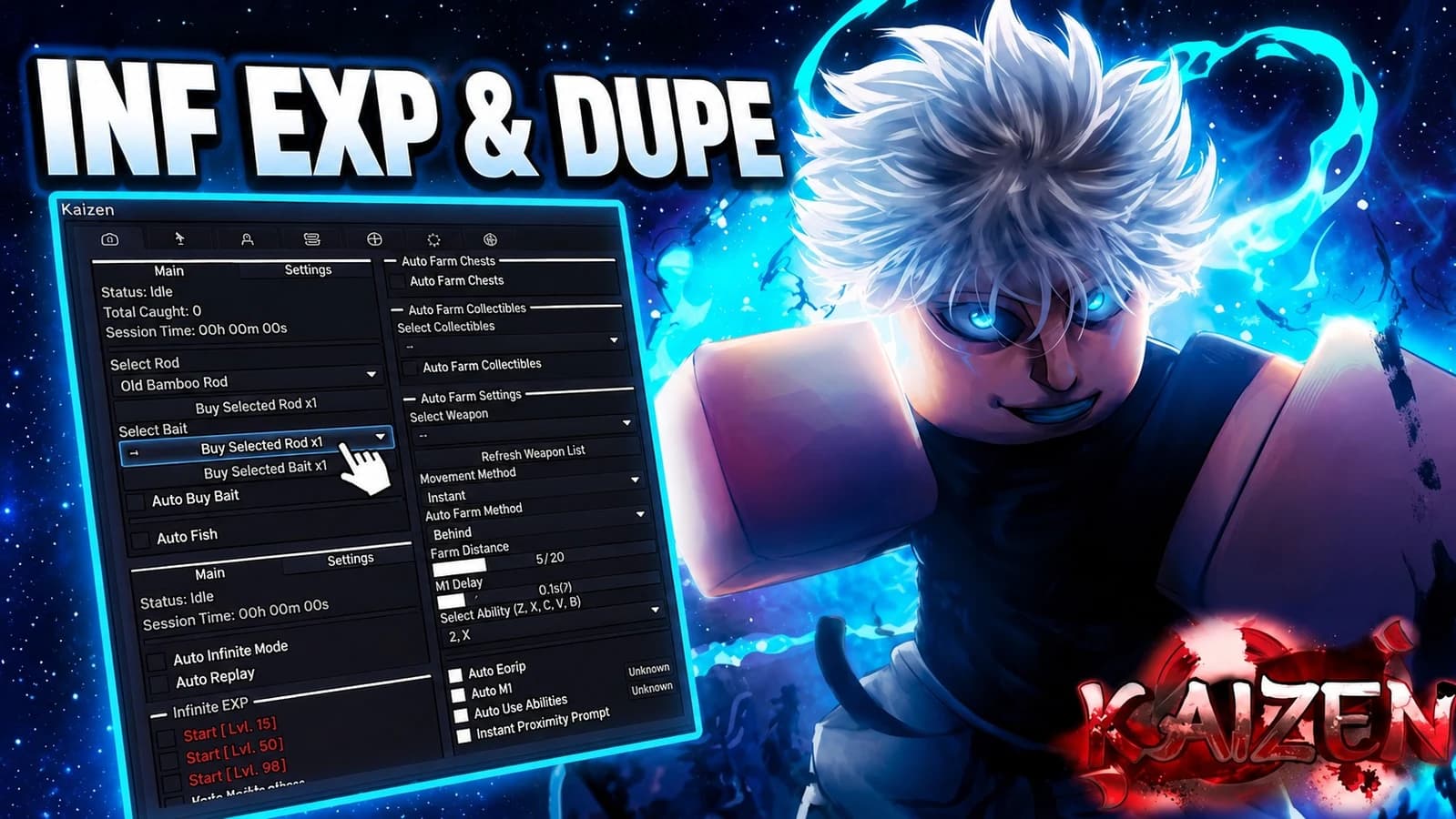 *NO KEY* Undetected OP Script | INF EXP - Auto Infinite ...
