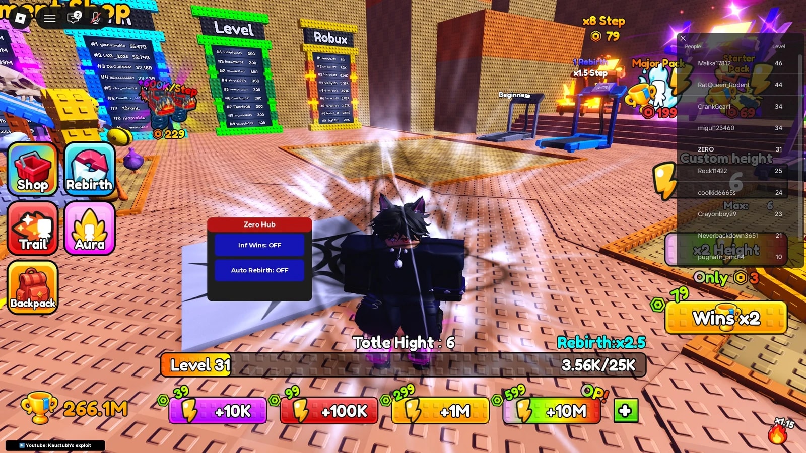 +1 High Jump Power Escape || Infinite wins , Auto rebirth
