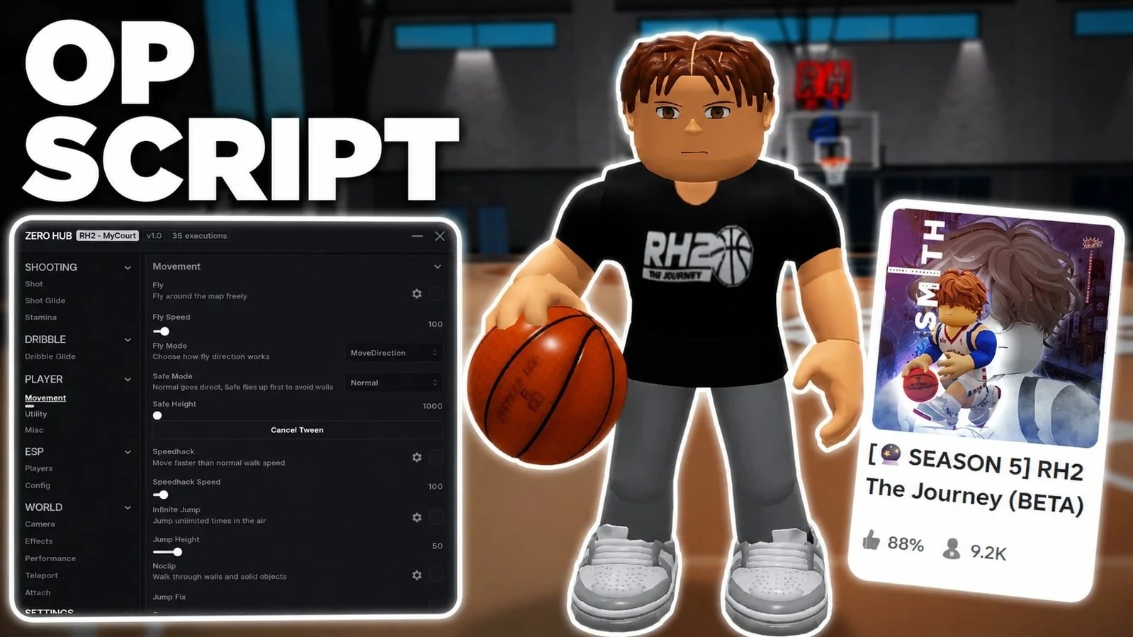 BEST SCRIPT - AUTO GREEN, ANTI CONTEST, DRIBBLE GLIDE
