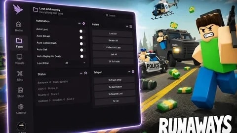 Instant Win AutoFarm Kill All Auto Steal Speed + 30 Features