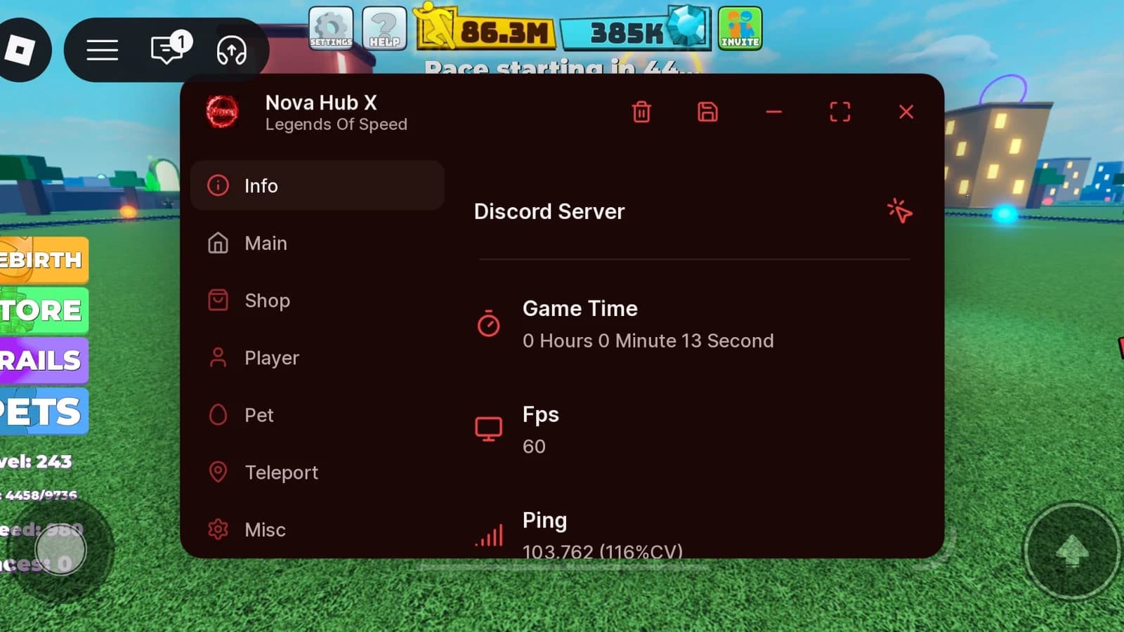 Nova Hub X legend of speed