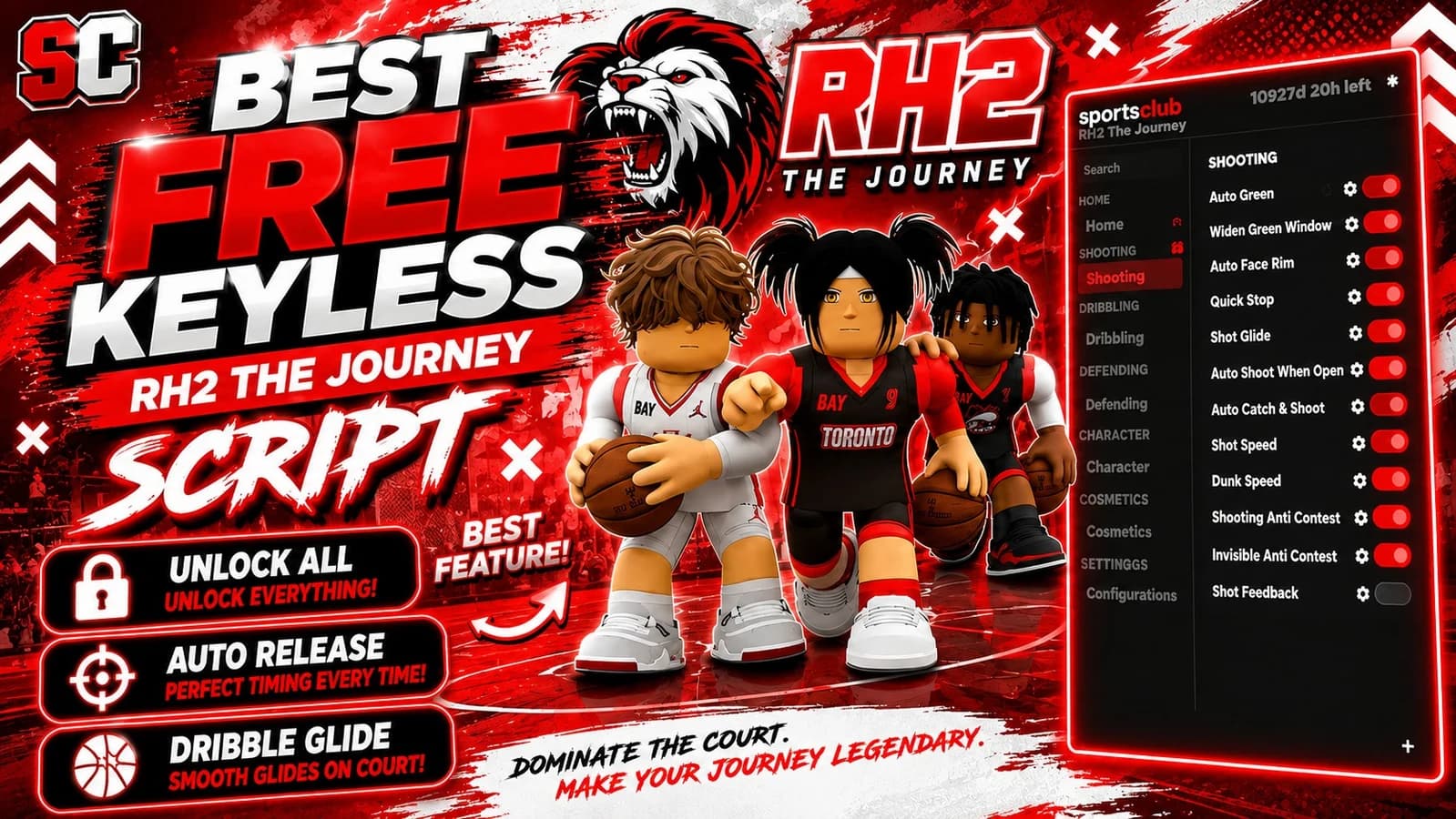 Free RH2 The Journey Script | Unlock All, Auto Green, Speed