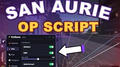 Auto Farm Anti Arrest Auto Shoot Aimbot and more