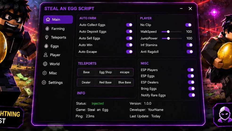 OP STEAL AN EGG AUTO EGG FARM + HATCH | NO KEY | 2026