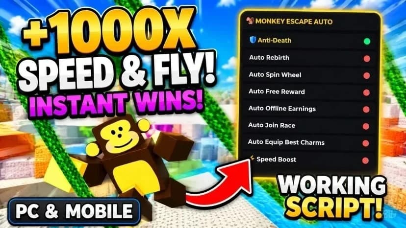 GODMODE, Auto Win Farm, Upgrades, Rebirths & More
