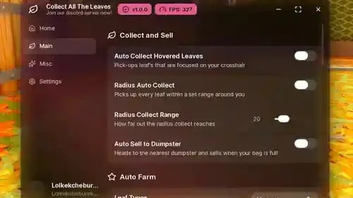 Clean all the Leaves - Auto Collect Leaves, Auto Sell
