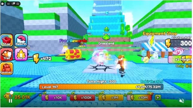 Auto Train, Infinite Jump, Auto Rebirth, Player Esp