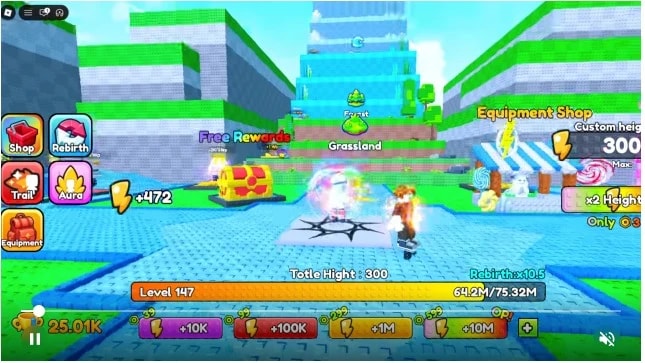 Auto Train, Infinite Jump, Auto Rebirth, Player Esp