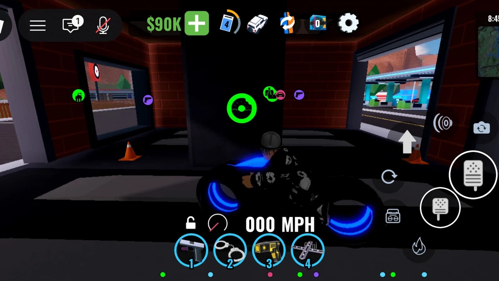 Auto arrest auto rob