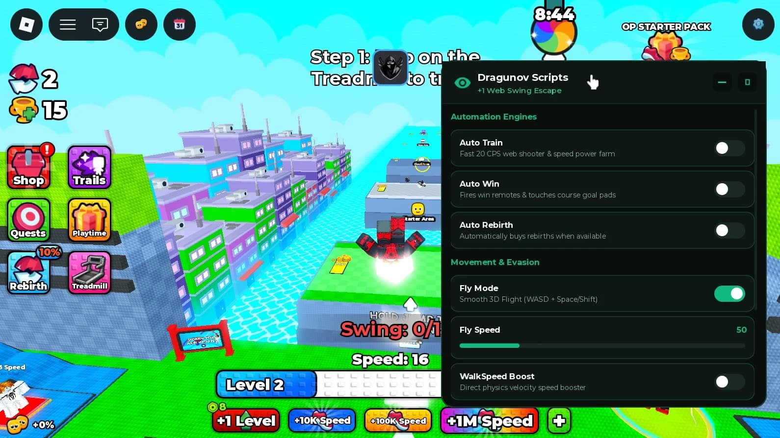 Auto Win, Auto Train, Fly & More!