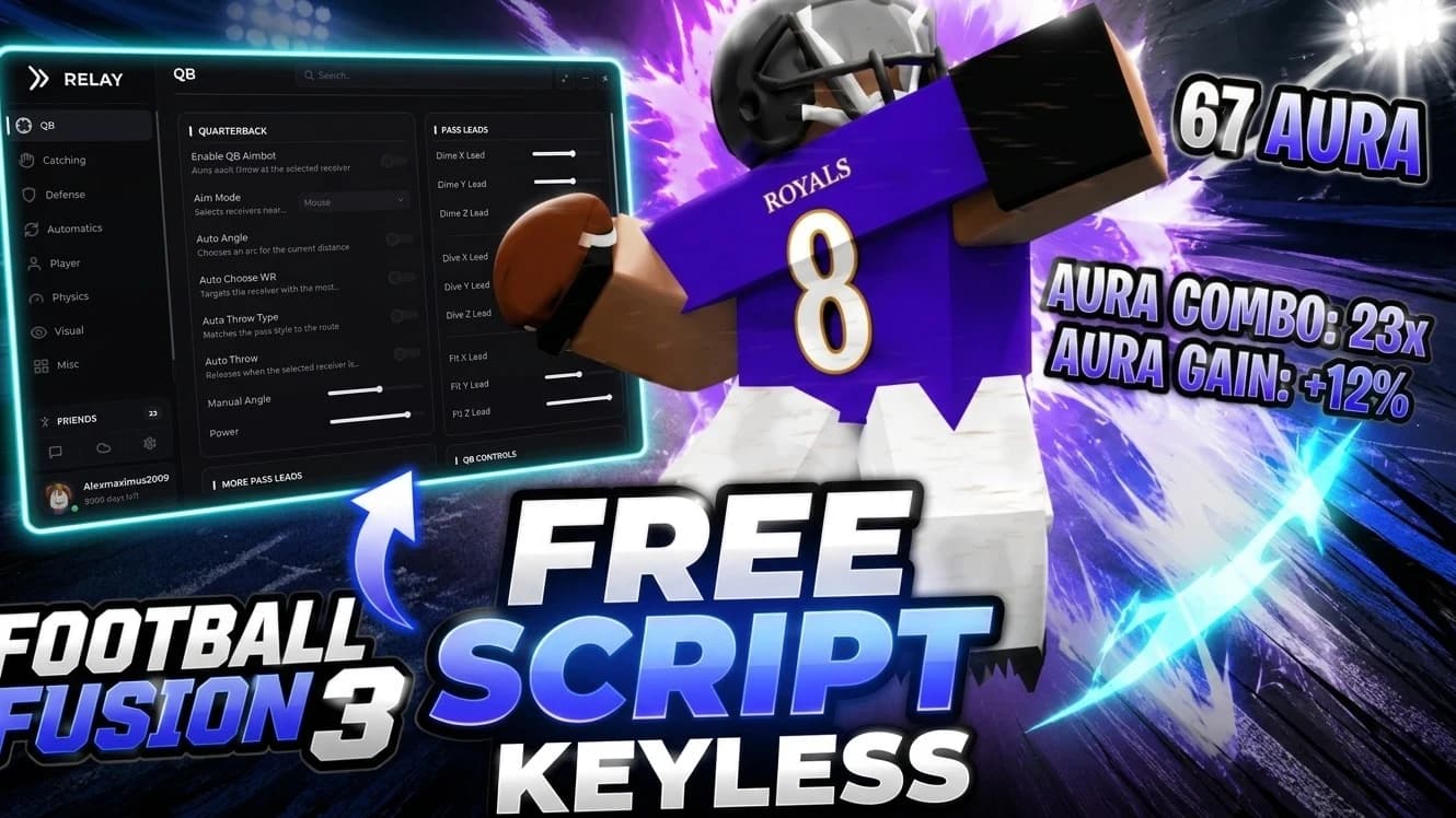 RELAY HUB BEST FREE KEYLESS FF3 HUB | QBA, MAGS, 50+ FETURES