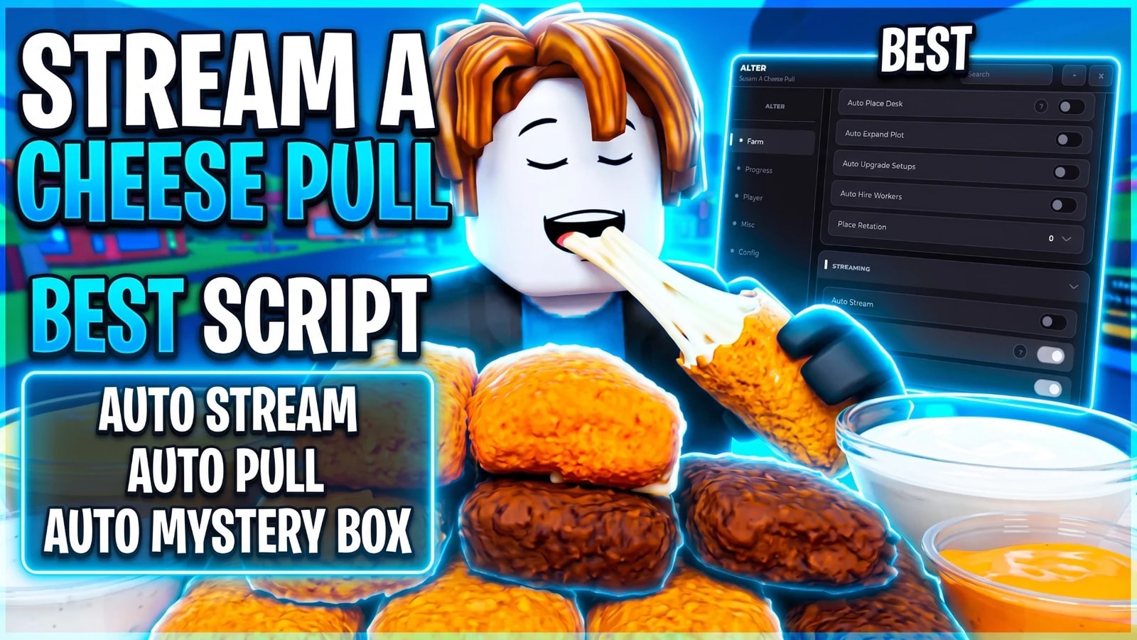 ALTER · Auto Buy Crate · Auto Open · Auto Stream