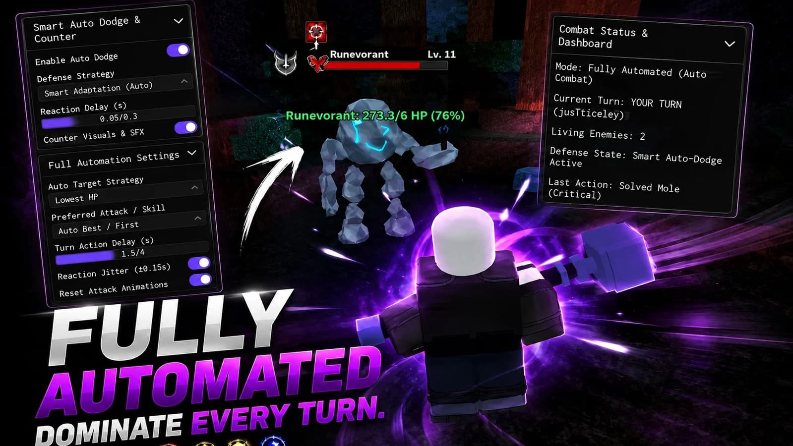 Best FS Script | Auto Dodge , Always Critical , God Mode