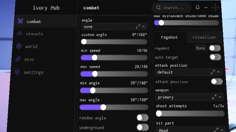 Rivals┃Silent aim┃Ragebot┃Esp┃Aimbot┃Chams┃Ect.