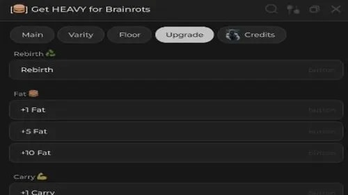 Get Heavy for Brainrots scripts – NO KEY