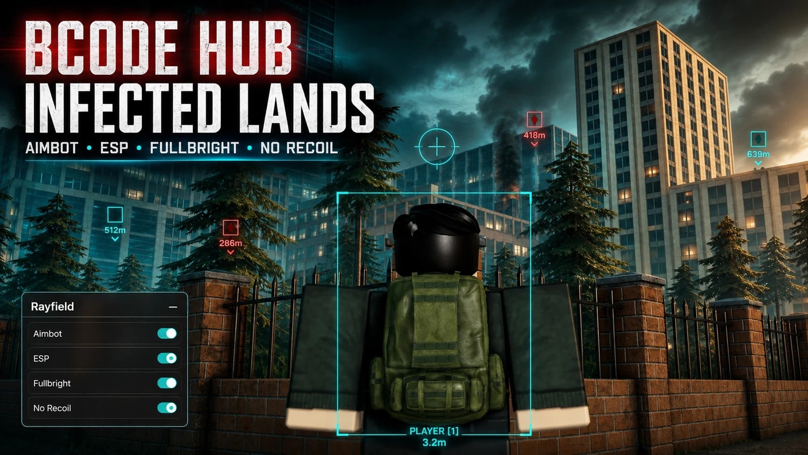 BCODE HUB – Infected Lands AIM BOT Infinite Hunger / Thirst